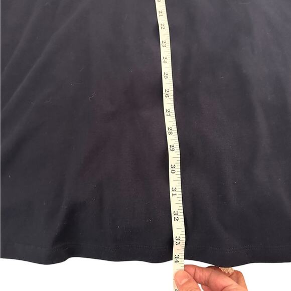 COS A-Line Turtleneck Mini Dress Navy City Chic Minimalist, size M - Picture 2 of 5